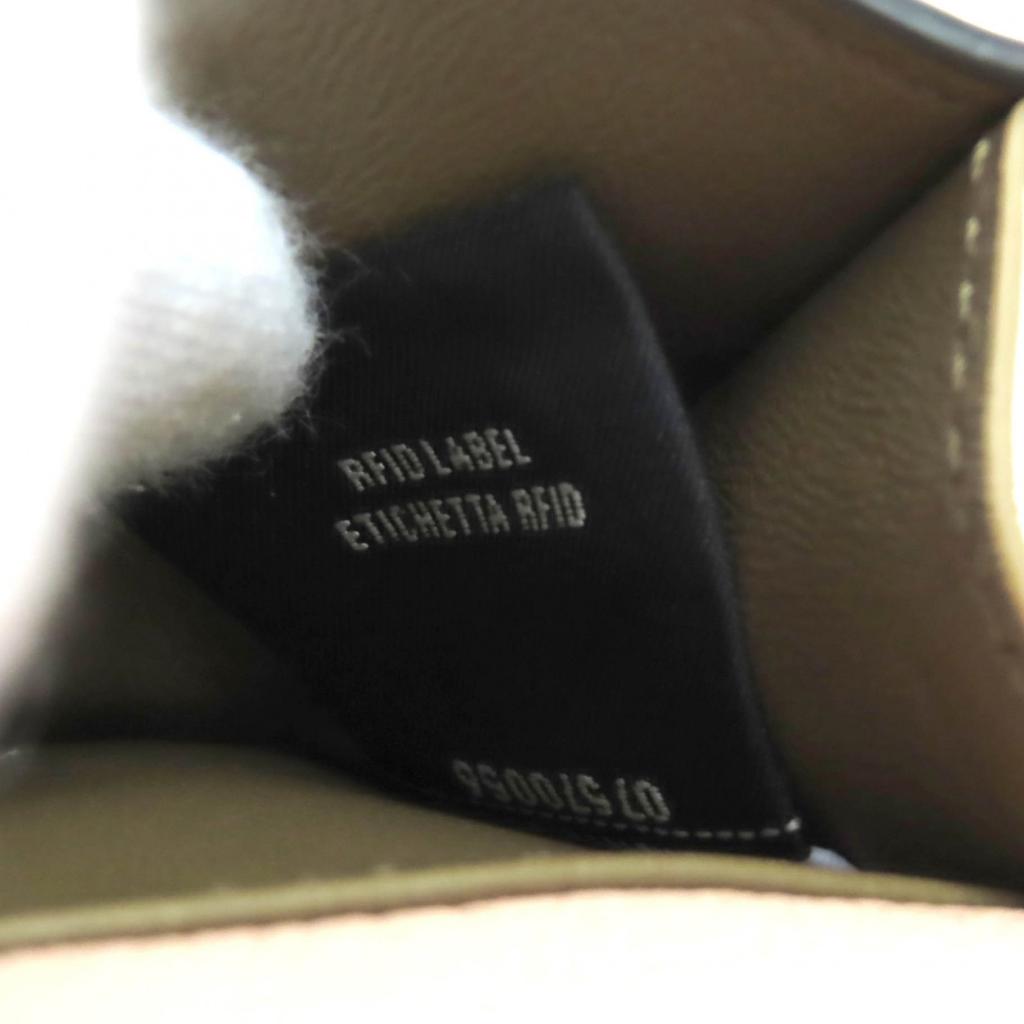 Fendi Tri-fold Wallet Celeria Peekaboo Compact Wallet Pink Leather Women 8M0426 Used