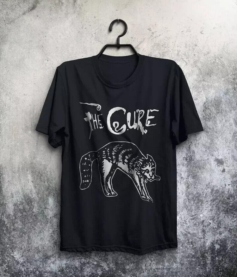 The Cure Rare Cat Artwork Vintage design shirt Unisex T-Shirt S