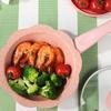 Nonstick Frying Pans Pots for Milk Boiling and Soup Making Convenient Cookware with Glass Cover Lid Food Cooking Tool
