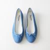 Scarpe décolleté da ballo Repetto Cendrillon Piatte Pelle scamosciata Blu Nastro Taglia EU 36 Giappone