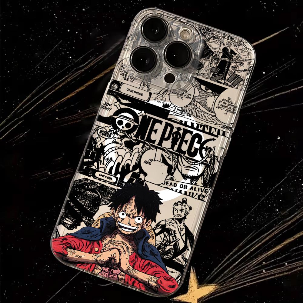 

Anime Ones Pieces Luffys Magnetic Phone Case for iPhone 17 16 15 14 13 12 11 8 7 Air Plus Pro Max X XR XSMax Soft Clear Tpu iPhone 16 Pro