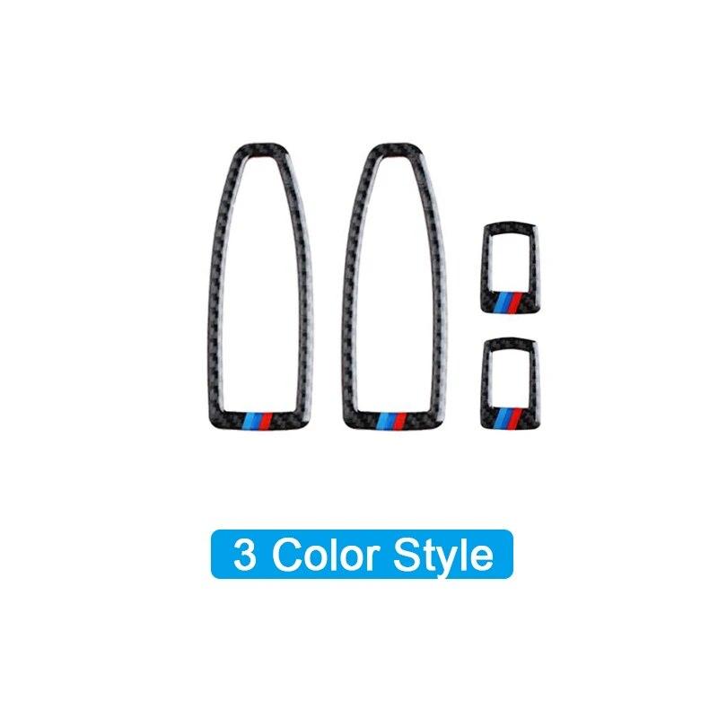 4 stücke Real Carbon Fiber Auto Fensterheber Schalter Abdeckung Dekorative Aufkleber Für BMW 3 Serie F30 2013-19 Auto innen Zubehör