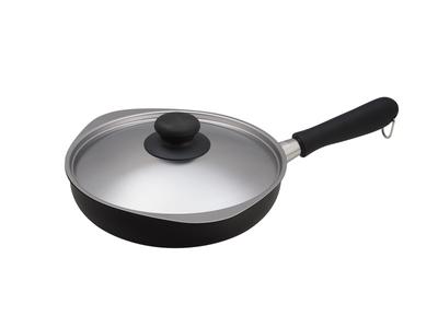 Sori Yanagi Sori Yanagi placă de magmă tigaie din fier cu suprafață neuniformă a fierului Compatibil cu IH 22 cm Vine cu capac Absorbție bună de ulei și rapidă