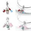 High Quality Copper Teacup Coffee Pendant Beads Fit Original Fine Bracelets Charms Diy Women Jewelry Making