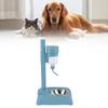 Stående vattendispenser för husdjur med skål i rostfritt stål, hög höjd, katt, hund, vattenmatare, automatisk vattendispenser för husdjur, 500 ml