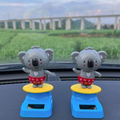 Solar Dancing Toy Dancing Animal Figurine for Car Interior Koala Shape Automotive Dashboard Interior Decoration for Truck SUV