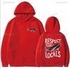 Respect The Ocean Hoodie - Ocean Surf Hoodie Carolina Blue Hoodie Words on Back Turtle Sweatshirt for Outdoor Enthusiasts