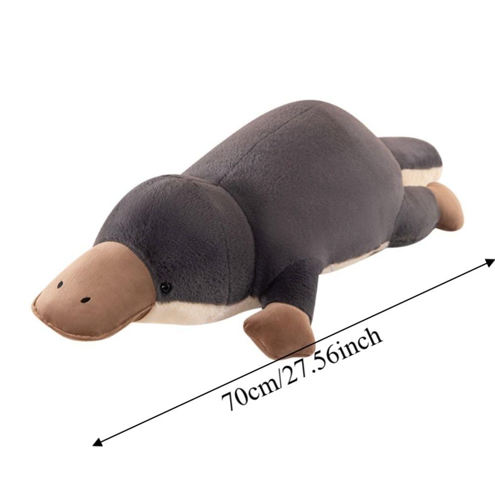 Super Soft Platypus Plush Toy Grey Color Simulation Plush Toy Stuffed Animal Toy  Children Gift