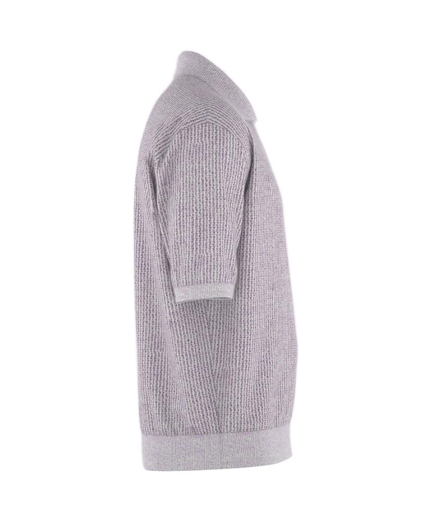 DREAMWORLD Bookle Half Collar Knit (Purple)