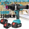3/4 Inch 2380N.M High Torque Brushless Electric Impact Wrench 2380N.m Socket Wrench Cordless Driver Tool