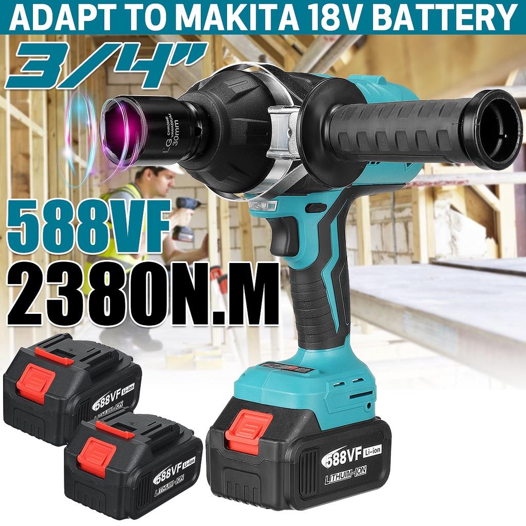 3/4 Inch 2380N.M High Torque Brushless Electric Impact Wrench 2380N.m Socket Wrench Cordless Driver Tool