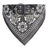 2pcs Pet Slobber Towel Cat Dog Collar Triangle Towel Dual-use Small and Medium Dog Teddy Pet Supplies, Black and Purple Betterlifefg