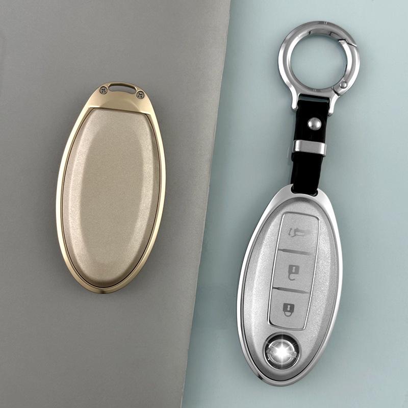 Aluminum Alloy Car Key Cover for Nissan Qashqai, X-Trail, Murano, Teana.
