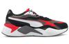 Puma Rs X3 Twill Air Mesh 'Black White Red' Sneakers