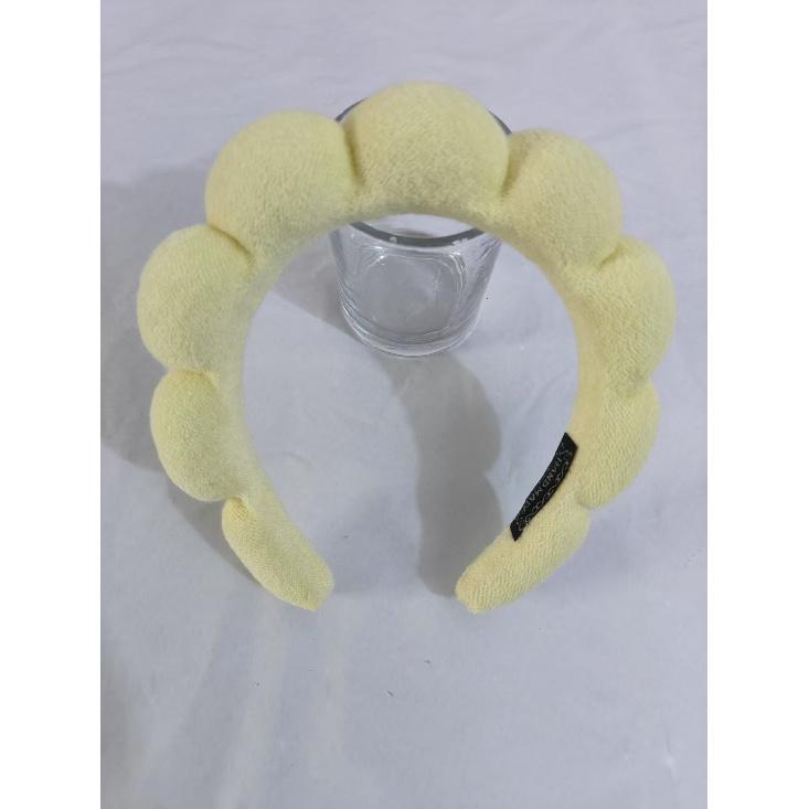 Women's Cloud Spa Headband, Soft Terry Cloth Hairband for Face Wash Makeup Workout