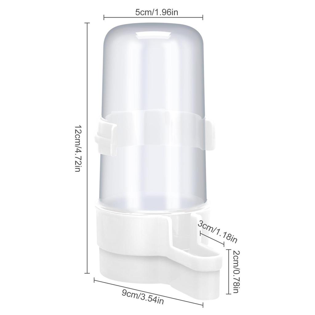 Automatic Chicken and Bird Feeder with Waterer - Food Bowl and Trough for Parrots and Birds
