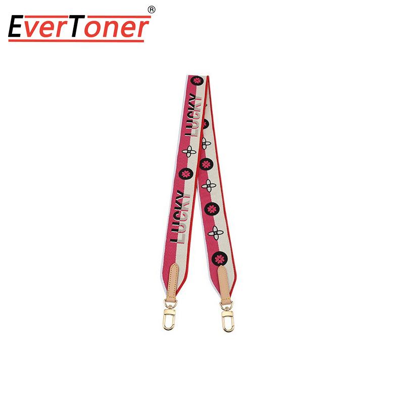 EverToner Adjustable Women Canvas Straps For Crossbody Messenger Shoulder Bag Accessories For Speedy 20 Bag Strap