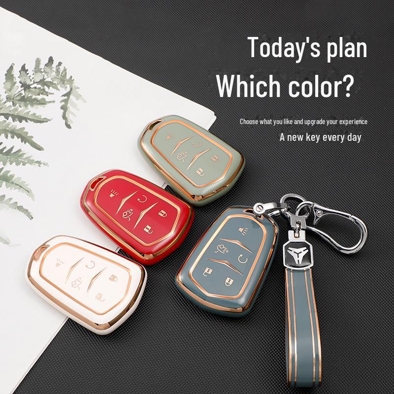 Cadillac Key Cover Set for SRX, XTS, CTS, XT5, CT6, ATSL Models