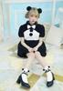Clearstone Fluffy Animal Cosplay Halloween Cool Panda Black Women's