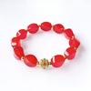 Qianjing Wanma Purple Agate Beaded Women's Bracelet - Custom DIY Twist Jewelry.