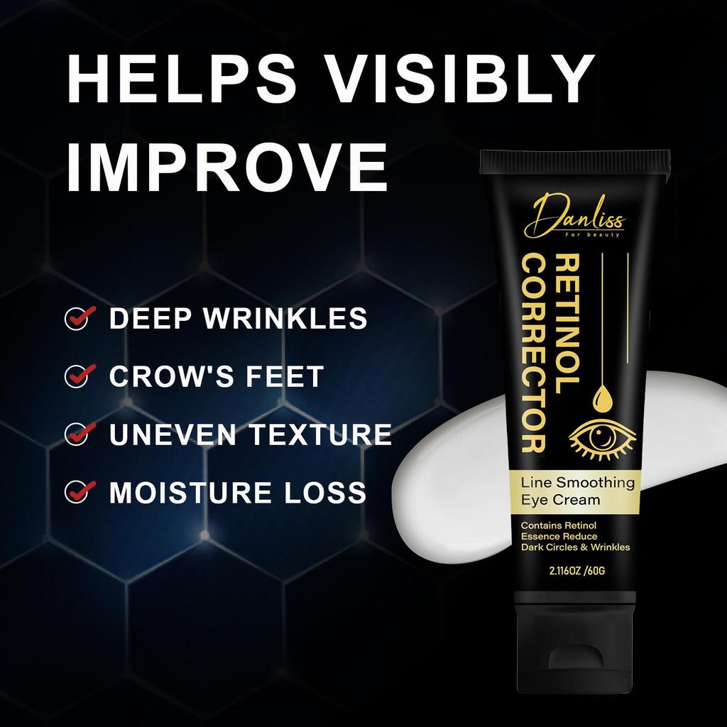 Line Smoothing Eye Cream-Moisturize and Smooth-Reduce Dark Circles & Wrinkles-Suitable For All Skin Types, 60g