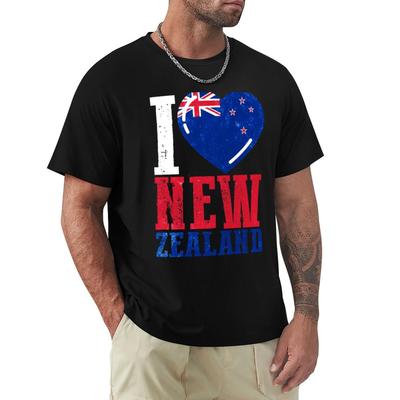 I Love New Zealand Tshirt T Shirt Custom Print Tshirt
