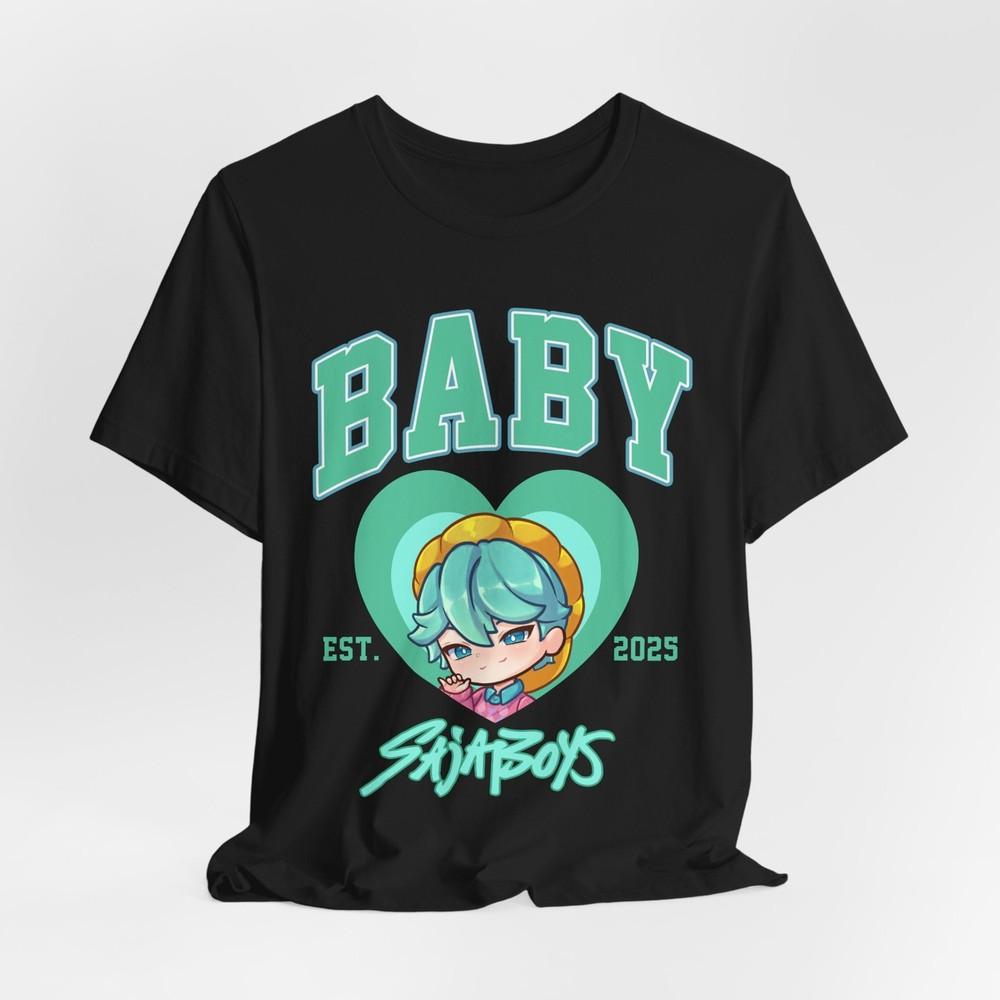 BABY Saja Graphic T-Shirt Tee Tops, Cute Colorful Shirt