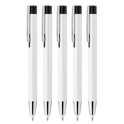Stylo à bille ZEBRA avec encre noire légère et tige bleue, lot de 5, à base d'huile, 0,7 mm, P-BA96-BL-5AZ