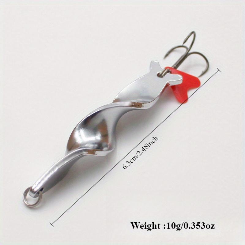 10Pcs 360 Degree Rotation Metal Spinner Hard Bait Spoon Fishing Lures Long Shot Trout Sequins Artificial Baits for Fish 10g 14g 21g 28g