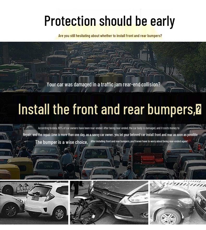 Stoßstangenschutz vorne und hinten für Great Wall Haval H5, H7, H6 (Geändert), M6 Blaues & Rotes Etikett