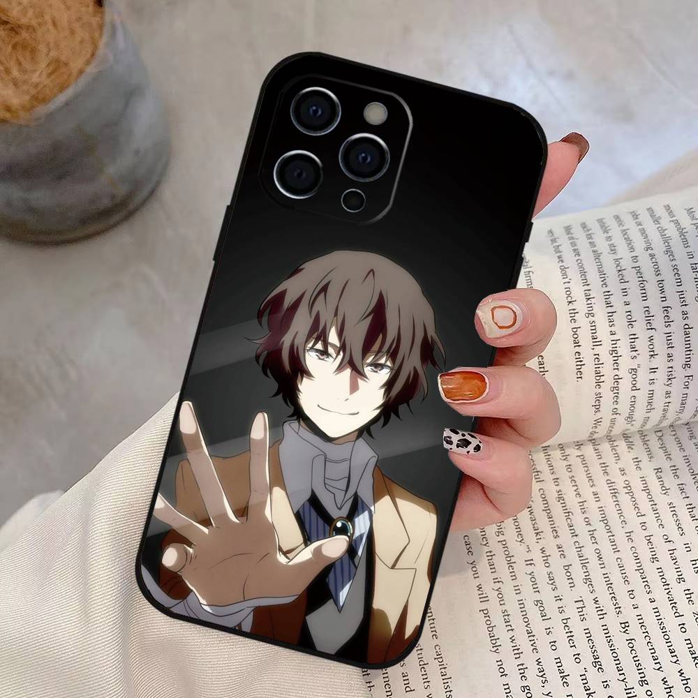 

Bungo Stray Dogs Phone Case For iPhone 17, 16,15,14,13,12,11 Plus,Pro Max, Others Soft Black Cover iPhone14ProMax