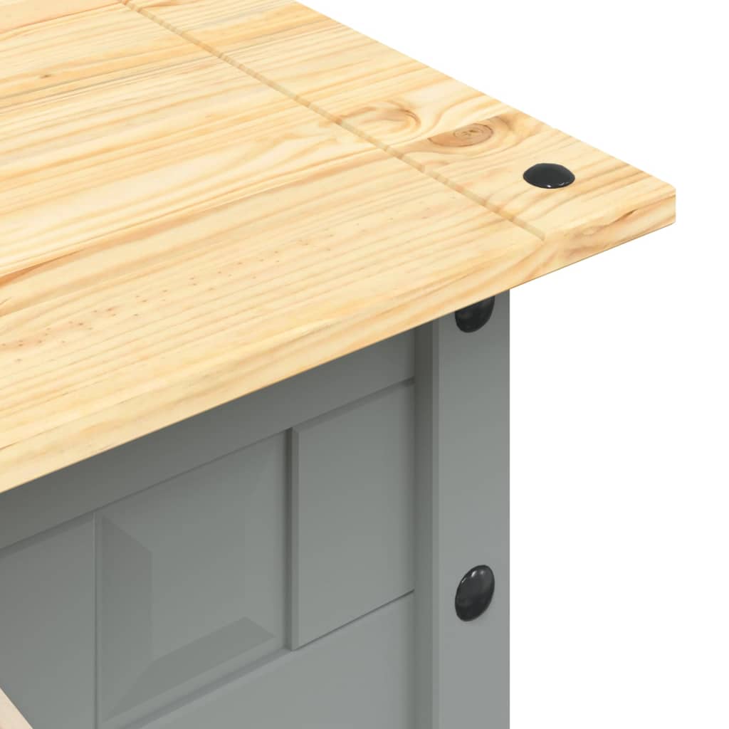 Mexican Style Pine Coffee Table Gray 100 x 55 x 44 cm