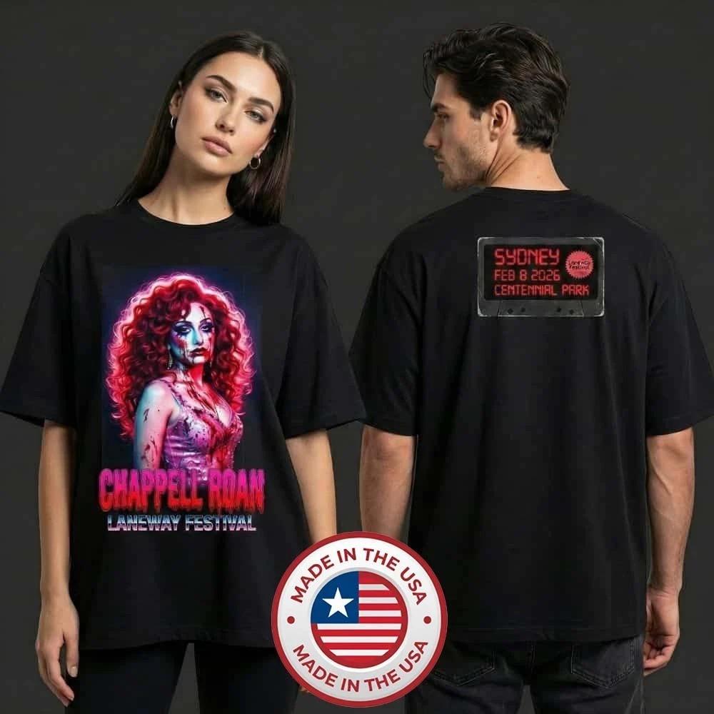Chappell Roan Laneway Festival Sydney 2026 February 8 2026 TShirt Unisex T-Shirt S