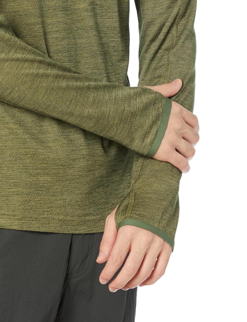 Climbing Cut and Sew Caster Wool II Zip Long Sleeve MIV01978 Olive M [Millet] Men's