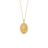 S925 Sterling Silver Natural Amethyst Citrine Necklace Female Brushed Craft Gemstone Pendant Court Style Clavicle Chain
