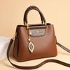 Elegante bolso tipo cartera con cremallera, moderno bolso de mano de gran capacidad para el trabajo, moderno bolso de mano con doble asa