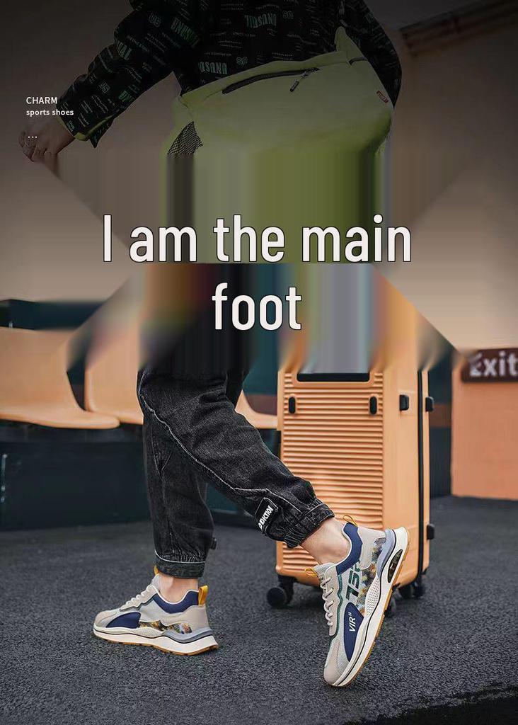 2025 Men's Spring Breathable Mesh Running & Casual Sports Shoes