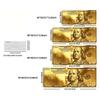 XXL Gaming Mouse Pad 100 Dollar Bill Gold Crypto Stock Neon Abstract Cash Print Anti Slip Rubber Desk Mat For Trader Gamers
