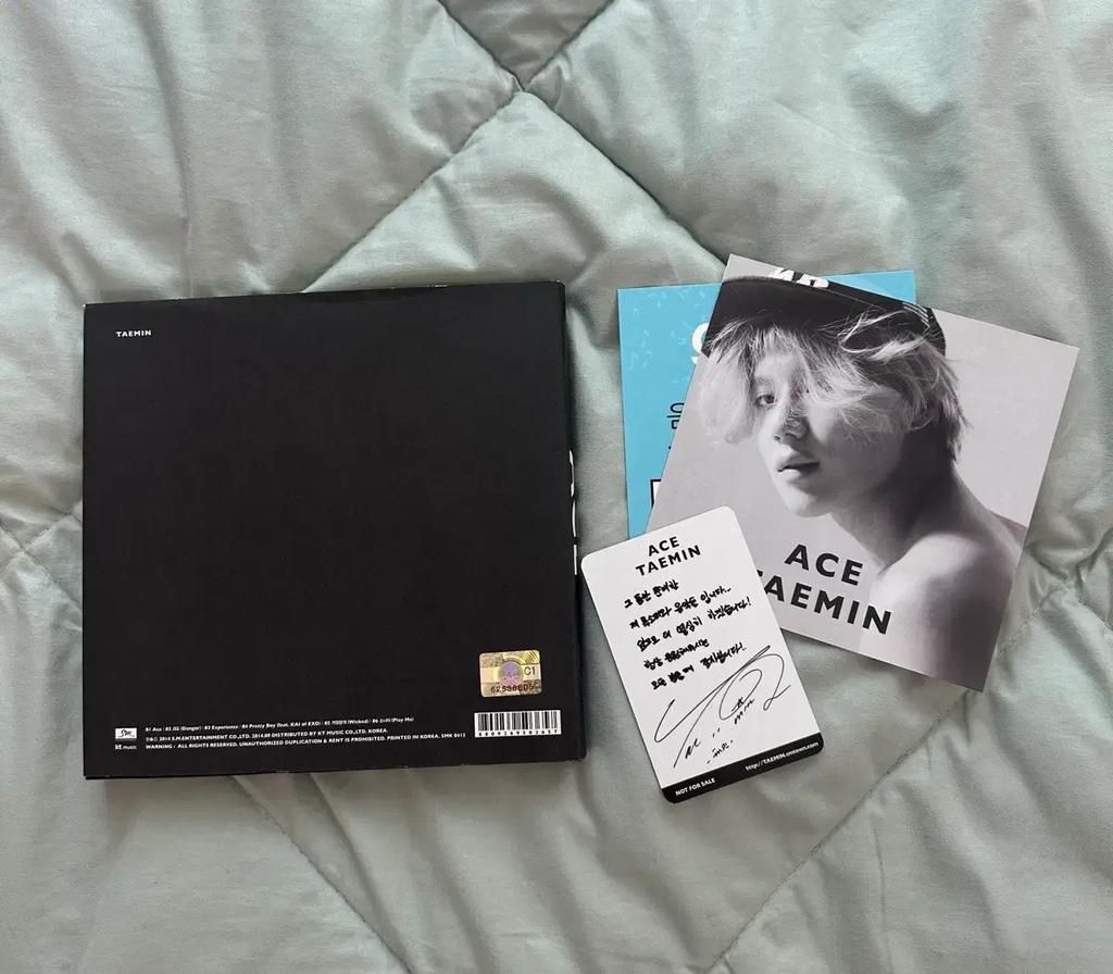 SHINee Taemin ACE Album + Pokémon Used