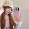 Minimalist Tiny Polka Dot Phone Case For iPhone 17 Pro 16 15 14 Pro Max with 4 Colors Double-Sided IMD Shockproof Cover Cases