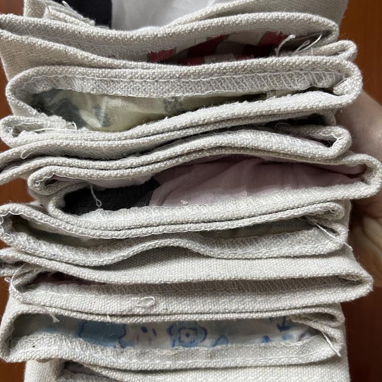 24-Thread Double-Layer Canvas Work Gloves, Wear-Resistant, Durable, Thickened for Welding and Home Protection