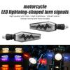 1 Pair Heartbeat Design Motorcycle Turn Signal Front Rear Blinker Dual Color for Driving Turning Universal Motorcycle Indicator