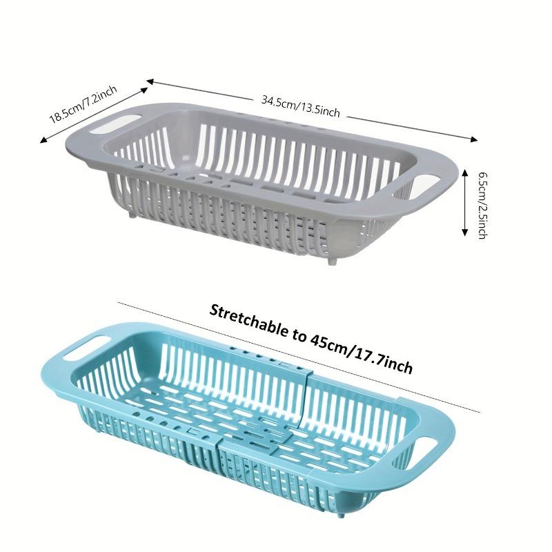 Hot Sale Drain Basket Bowl Rack Kitchen Fruit Basin Storage Rack Sink Retractable Sink Storage Rack Envios Gratis Para Hombre