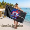 Rangers FC Design Beach Towel Custom Text Large Towel for Beach Vacation