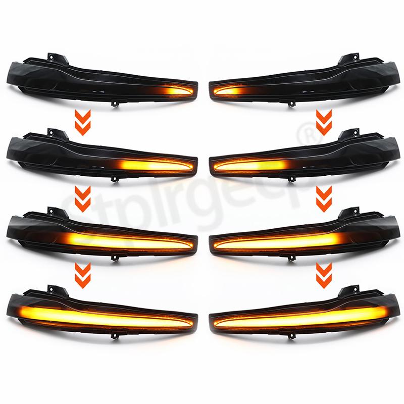 For Mercedes Benz C E S GLC W205 X253 W213 W222 V Class W447 Dynamic Turn Signal Blinker Sequential Side Mirror Indicator Light