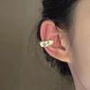 Sweet Colorful Zircon Ear Cuff Ear Clip for Women No Pierced Candy Color Geometric Earcuff Ear Wrap Earcuff Clip Wedding Jewelry