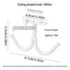 Ceiling Hooks Heavy Duty Iron High Load Bearing Hangers for Kitchen Garage Camping Gear Storage
