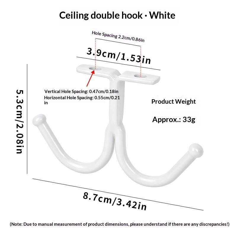 Ceiling Hooks Heavy Duty Iron High Load Bearing Hangers for Kitchen Garage Camping Gear Storage