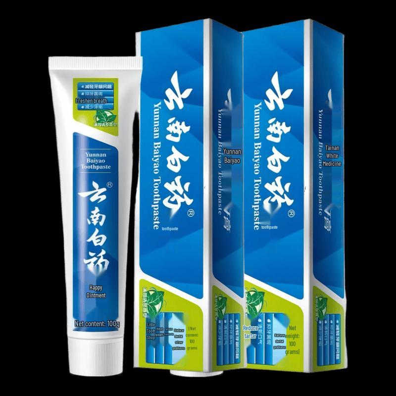 Yunnan Baiyao Mint Refreshing Toothpaste 2x100g