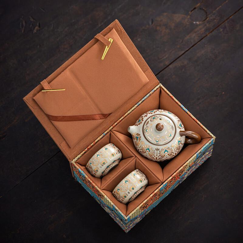 High-End Chinese Ceramic Tea Set